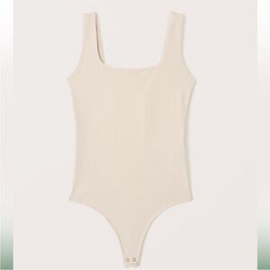 Abercrombie & Fitch Soft cream Bodysuit